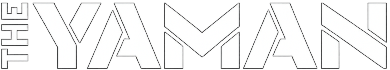 White minimalist logo of THE YAMAN digital marketing agency featuring bold geometric typography on a black background, symbolizing creativity, professionalism, and modern digital branding.